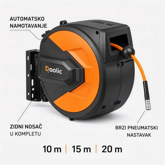Automatska motalica za pneuamtsko crevo